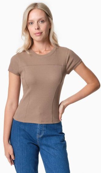 ORGANICATION TILLDA | Rib T-Shirt aus TENCEL Modal und Bio-Baumwolle