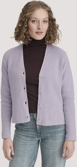 hessnatur Strick Jacke Relaxed aus reiner Bio-Baumwolle