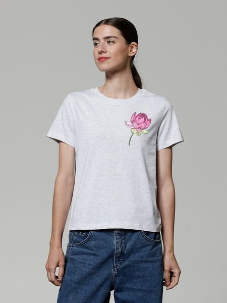 watapparel T-Shirt Frauen Blume