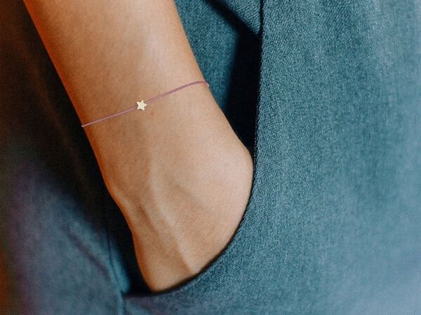 renna deluxe MAKE A WISH – STERN Armband in Sterling Silber