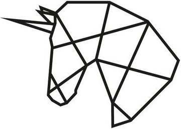 BeWooden Wanddekoration aus Holz - Einhorn Silhouette