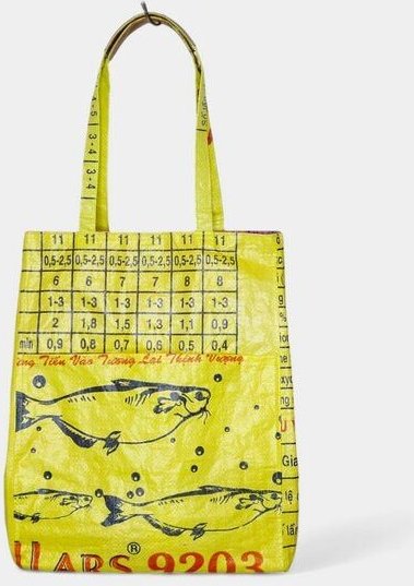 REFISHED fair fashion Tasche 'BUSINESS BAG' - upcycelte Fischfuttersäcke