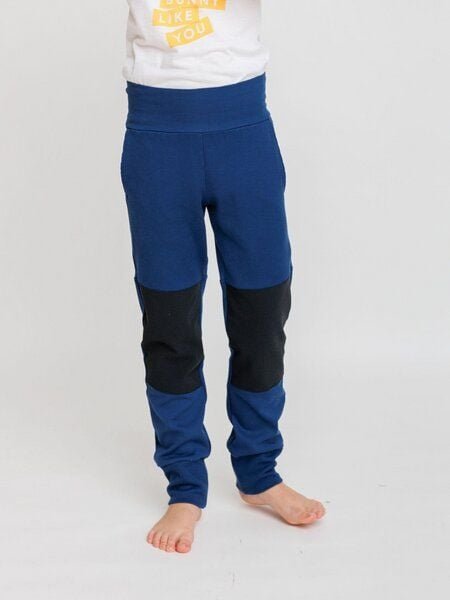 Babbily Strick-Optik Bequemhose aus 100% Bio-Baumwolle – mitwachsend und verstellbar