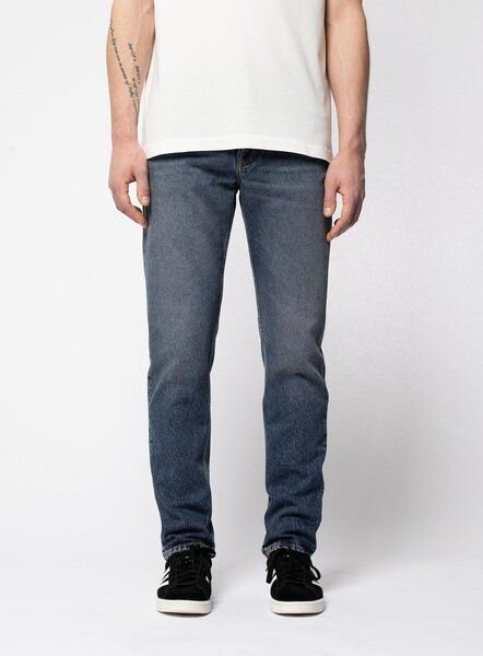 Nudie Jeans Jeans - Steady Eddie II - aus einem Bio-Baumwolle/Elastan Mix