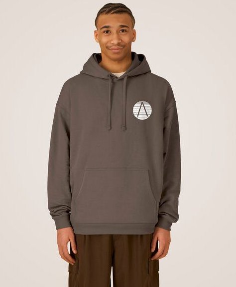 Athleez STRIPED SPHERE - Relaxed Hoodie - 100% Bio-Baumwolle