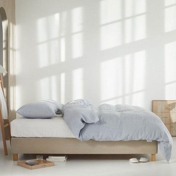 Yumeko Bettwäsche Gewaschenes Leinen Chambray