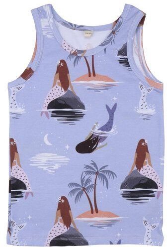 Walkiddy Mermaids - Nachhaltiges, Lila Unterhemd für Kinder, Allergikerfreundlich – GOTS zertifiziert
