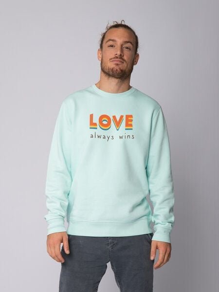 watapparel Sweatshirt Unisex Love always wins