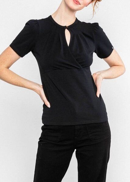 Blutsgeschwister "Criss Cross Cour" T-Shirt aus Biobaumwolle