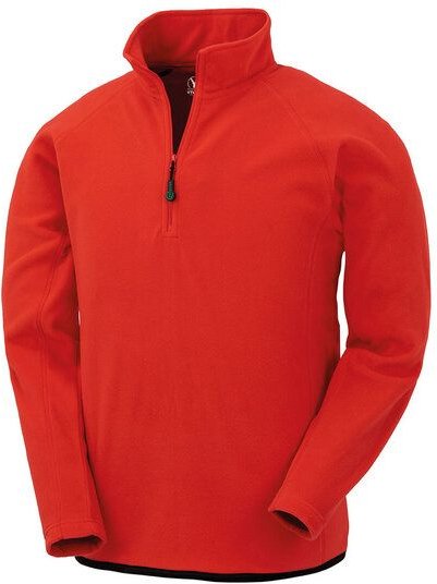 YTWOO Recycelter Unisex Microfleece-Pullover mit Reißverschlusskragen