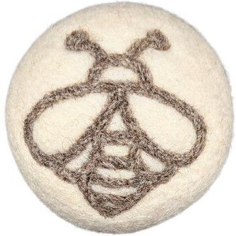 Wooliie Handgefertigter Ball aus 100 % naturbelassener Schurwolle – Bee