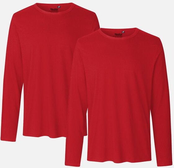 Neutral® Neutral Doppelpack Long Sleeve Shirt Herren - Bio-Baumwolle
