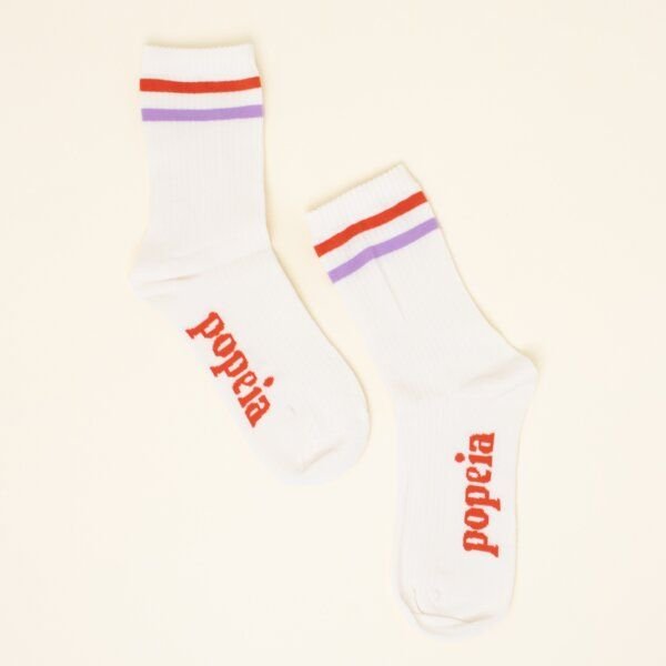 Socken weiß/natur "popeia" - The Sporty