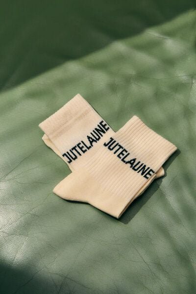 Jutelaune Logo Socks - GRS und OEKO-TEX Zertifizierungen