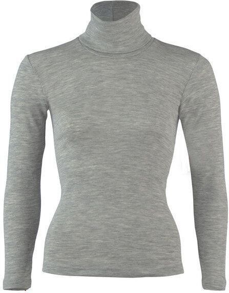 Engel natur Damen Rolli Langarm Bio-Schurwolle/Seide