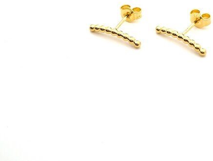 MOANINA Ohrringe Santo Pure Studs - 925 Silber/18k Gold Vermeil