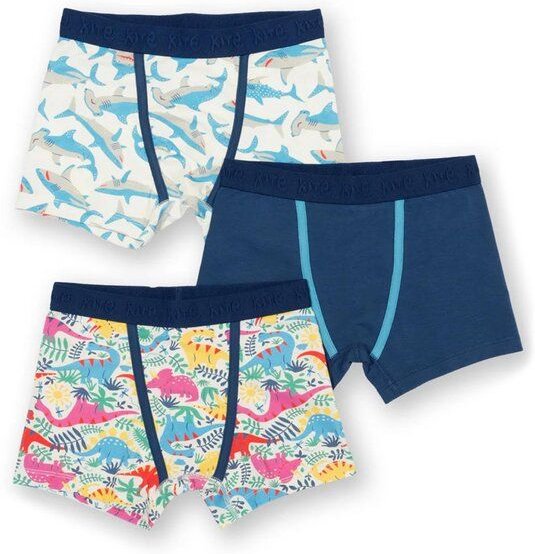 Kite Clothing Jungen Boxershorts 3er-Pack aus Bio-Baumwolle