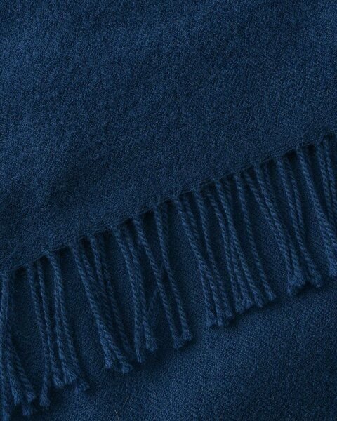 Rotholz Gewebter Schal aus Merinowolle