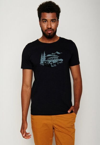 GREENBOMB Nature Getaway Spice - Lässiges T-Shirt aus Bio-Baumwolle / hochwertiger Print / GOTS / Fair & Vegan