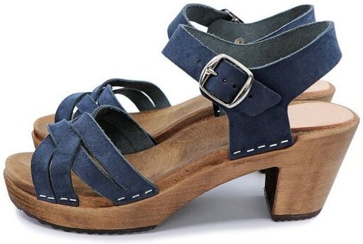 TILDE - schwedische Holz Clogs Sandale von me&myclogs - high mid heel - für SCHLANKE Füße