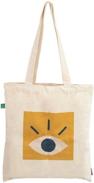 Divasya Jutebeutel mit Yoga-Motiv aus 100% feste Biobaumwolle | Yoga Geschenk