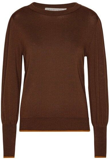 GROBUND Die Strickbluse Ingeborg – GOTS zertifiziert aus 100 % Bio-Baumwolle