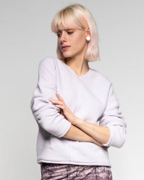 Alma & Lovis Kuscheliger Teddy-Sweater aus Organic Cotton | Teddy V-Neck