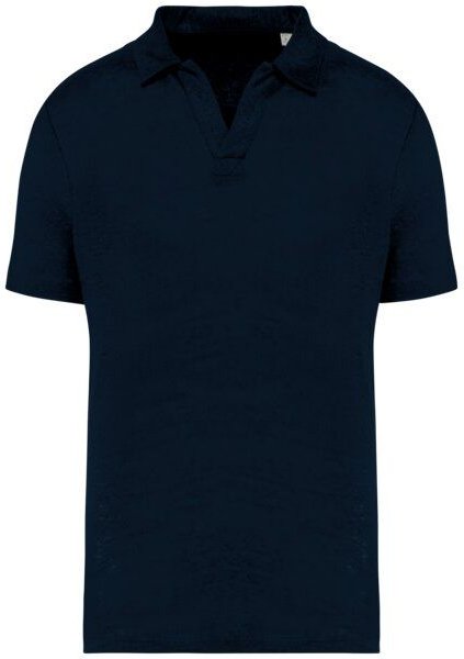 Greenspired Herren Polohemd aus reinem Leinen S-3XL