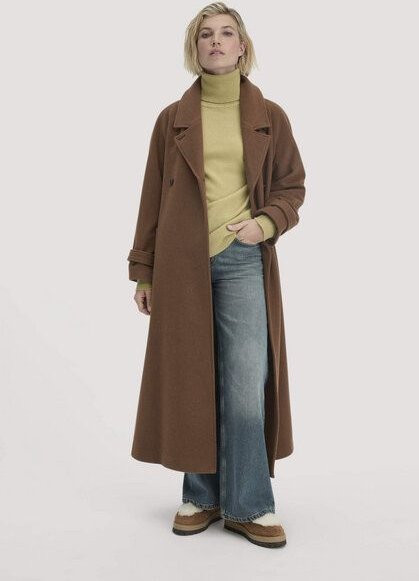 hessnatur Wollmantel Relaxed aus reiner Bio-Merinowolle