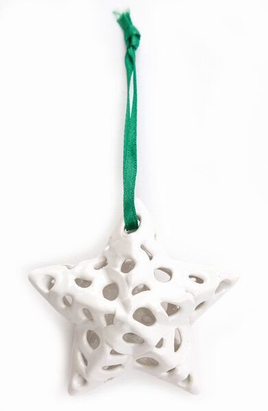 El Puente Faire Hängedeko "Stern" aus Keramik