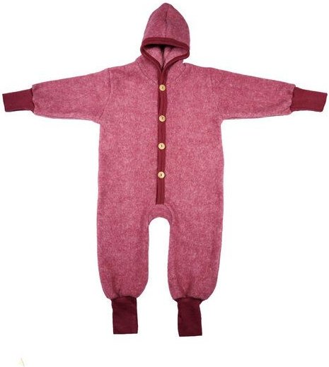 Cosilana Kleinkinder Fleece Overall kbT Schurwolle Bio Baumwolle