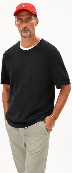 ARMEDANGELS ERWAAN LINO Herren Strickshirt aus Leinen-Mix