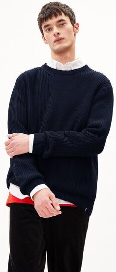 ARMEDANGELS ANDRAAS - Herren Pullover Regular Fit aus Bio-Baumwolle
