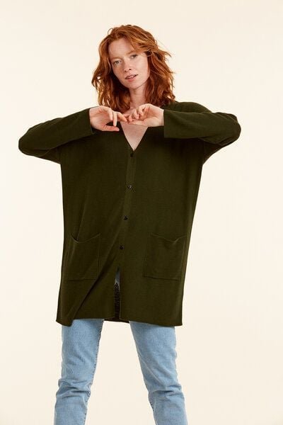 Les Racines Du Ciel Cardigan Cot 3/4 Jacket