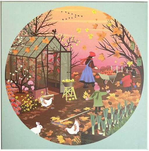 Vissevasse AUTUMN FEELING - rundes PUZZLE - 1000 Teile