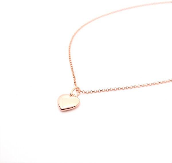 MOANINA Kette My Love Herz - 925 Silber/18k Gold Vermeil - 3 Längen