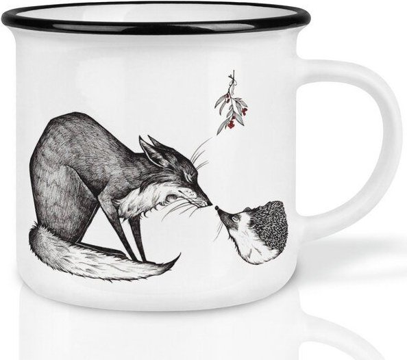 LIGARTI Keramiktasse – Fuchs & Igel