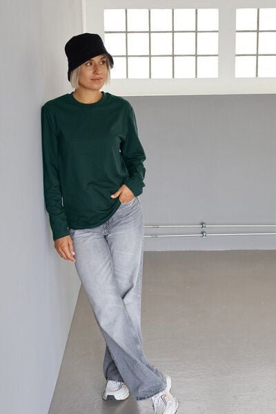 Kultgut Langarmshirt / 100% Biobaumwolle / Besonders weich & Fair hergestellt