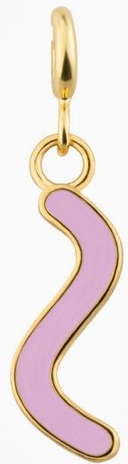 Paeoni Colors Curvy-Anhänger aus 18k Gold Vermeil, 925 Sterling Silber