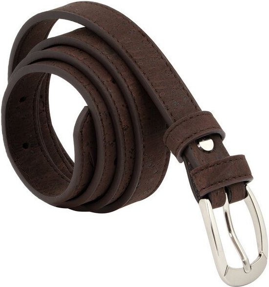 Simaru Damen Gürtel aus Kork mit edler Schnalle, Veganer Gürtel PortoAlegre