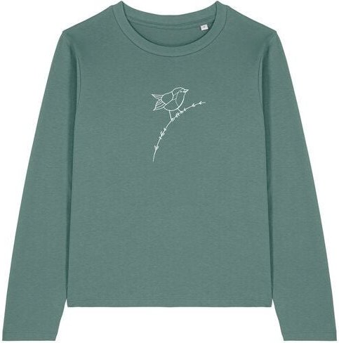 Brandless Basic Bio Damen Longsleeve Rotkehlchen 180 g/m² XXS - XXL