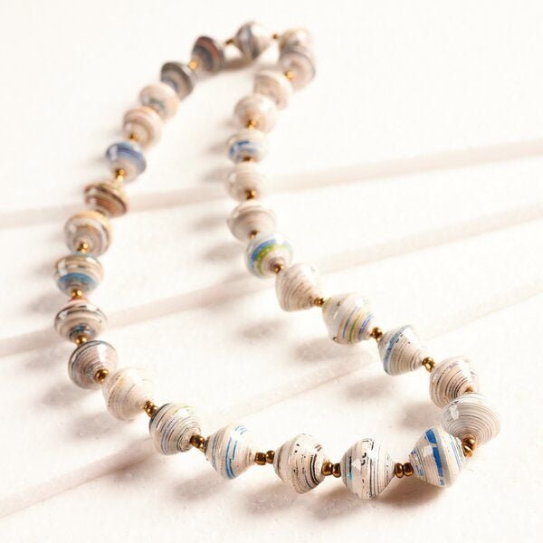 PEARLS OF AFRICA Halskette aus Papierperlen "ACHOLI SHORTY"