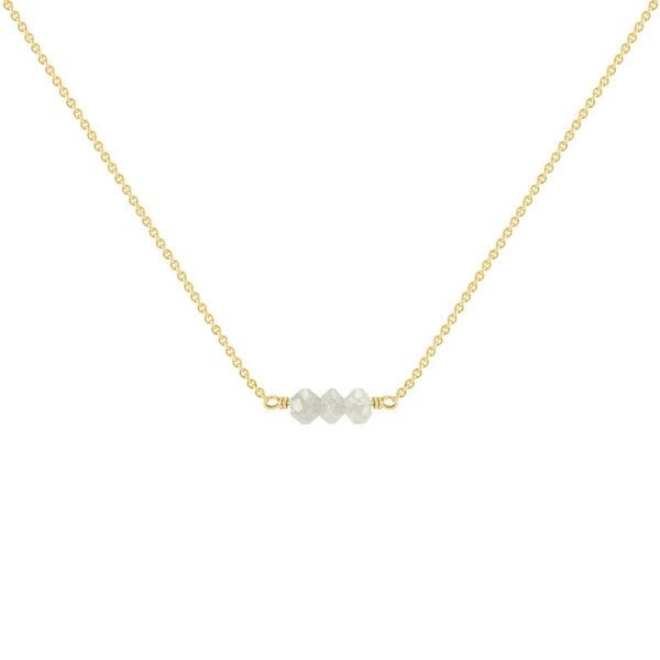 Eppi Goldener Choker mit Diamanten-Perlen Xanadie