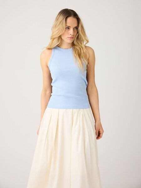 KnowledgeCotton Apparel Tanktop gerippt - Racer rib top - aus Bio-Baumwolle