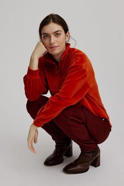 TRANQUILLO Nicki-Troyer aus Biobaumwolle (W25C34)