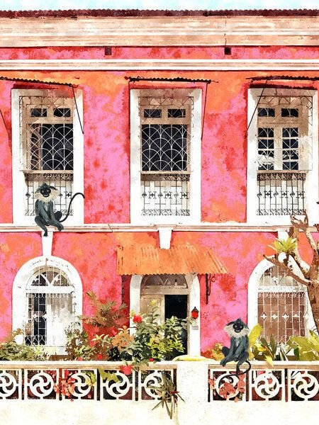 Photocircle Poster / Leinwandbild - Monkey Business