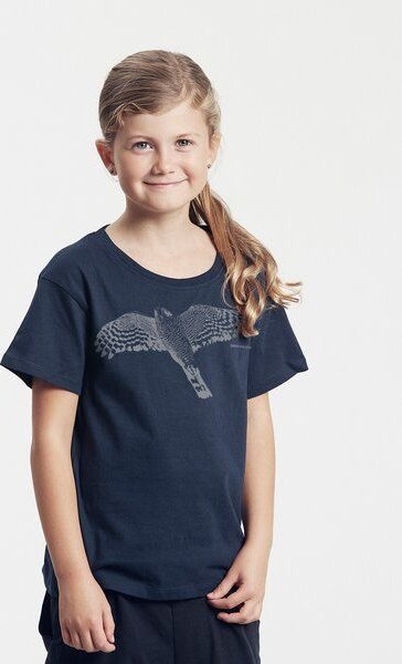 Peaces.bio - handbedruckte Biomode Bio-Kinder T-Shirt Sperber