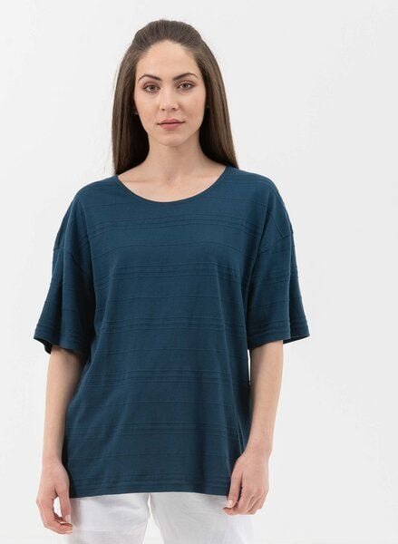 ORGANICATION T-Shirt aus Bio-Baumwolle mit halblangen Ärmeln