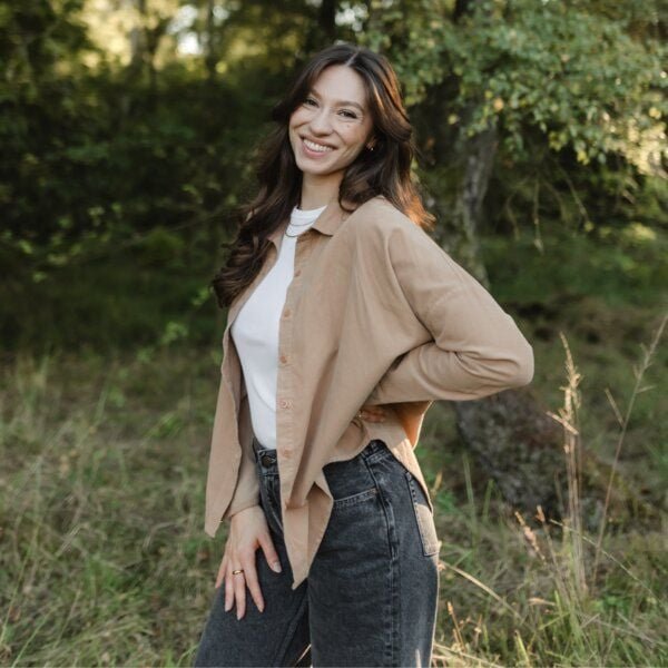 NORDLICHT Cord Bluse Ruby aus 100% Bio-Baumwolle