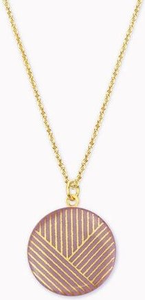 lille mus Halskette mit Porzellananhänger TRIPLE Porzellanschmuck